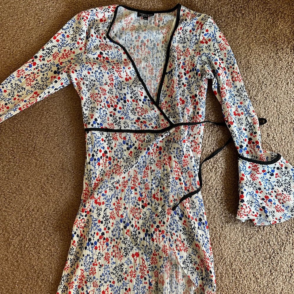 Wrap around Japanese style dress
